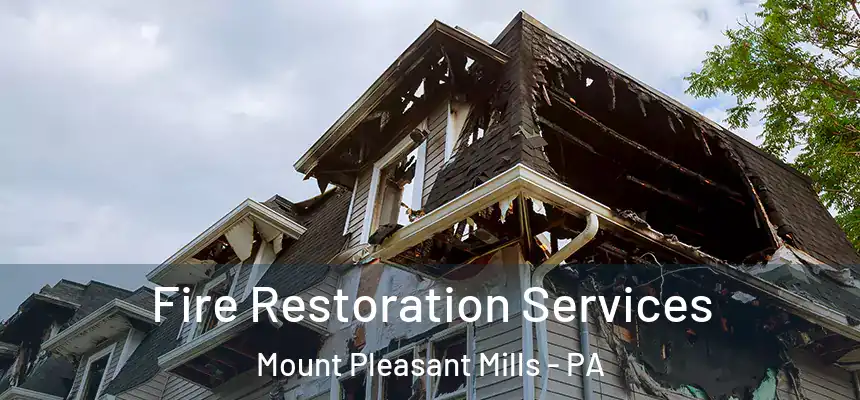 Fire Restoration Services Mount Pleasant Mills - PA