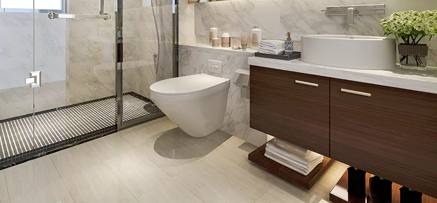 Burst Pipe Bathroom Cleanup in Tremont